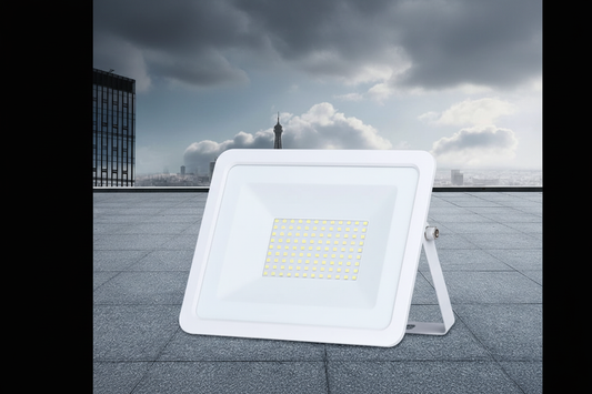 White Shell Flood Light