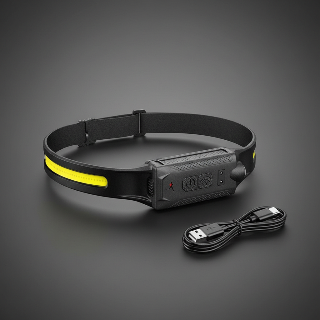 1PCS COB Headlamp - Clean