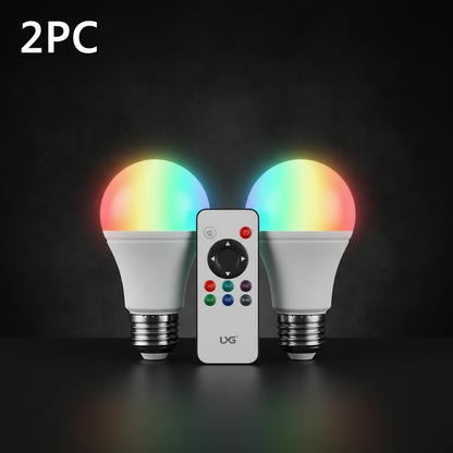 2PC RGB LED Bulbs