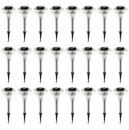 Solar Color-Changing Garden Pathway Lights | 24 Pack | IP44 Waterproof