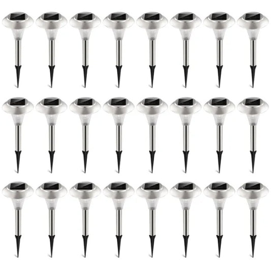 Solar Color-Changing Garden Pathway Lights | 24 Pack | IP44 Waterproof
