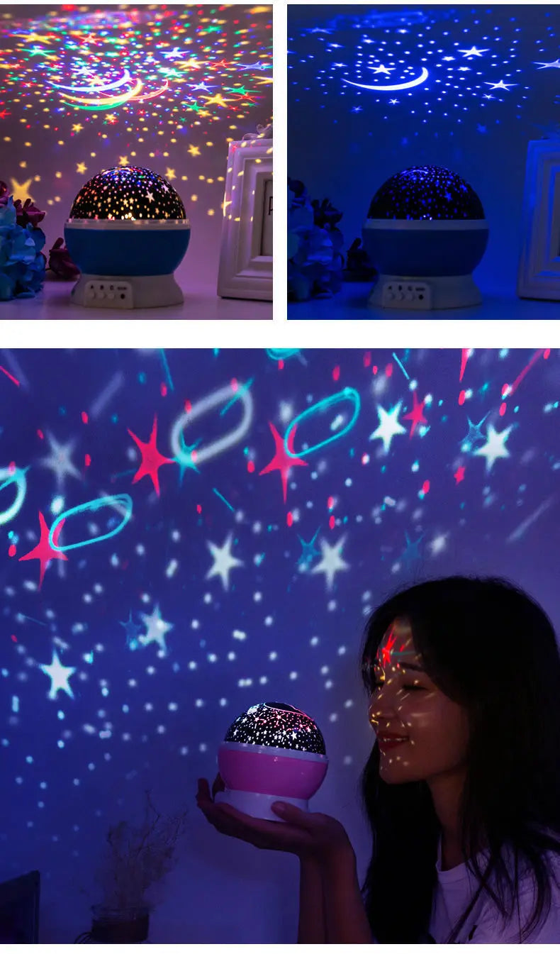 360° Galaxy Projector | Nebula Night Light | Kids Bedroom