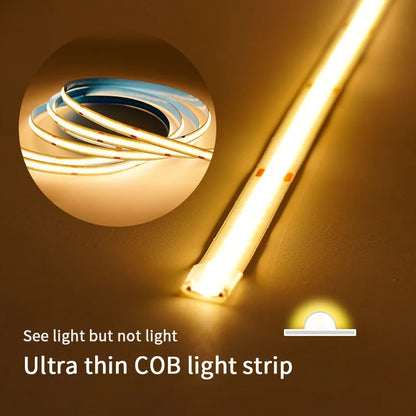 COB LED Strip Light with Touch Dimmer