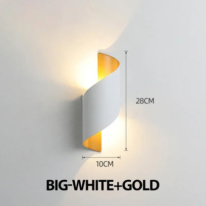 Modern Nordic LED Wall Light | 10W | Waterproof | Indoor & Outdoor