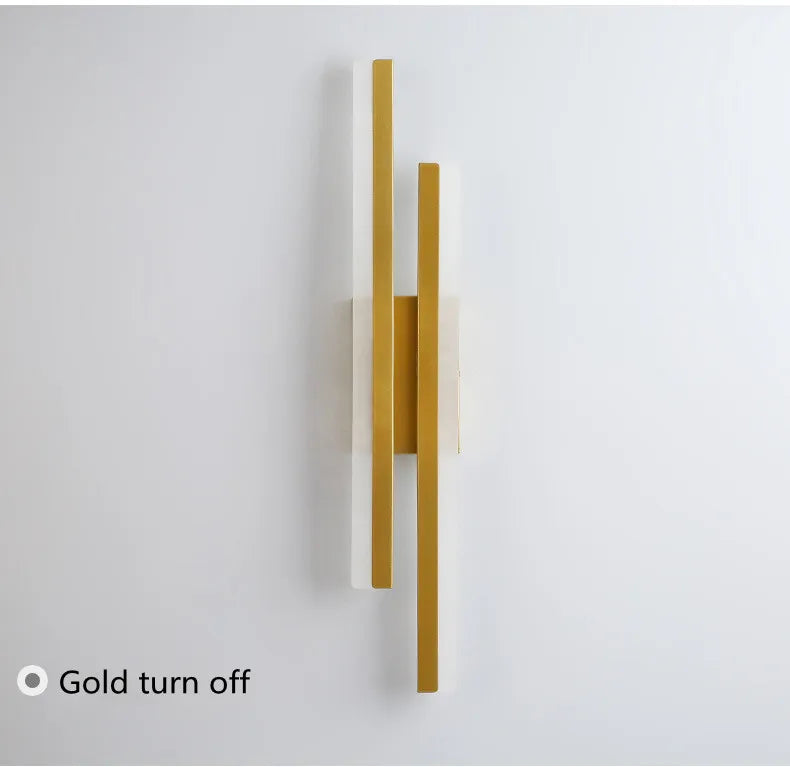 Copper Pipe LED Wall Sconce | Acrylic Shade | Bedroom, Living Room & Corridor