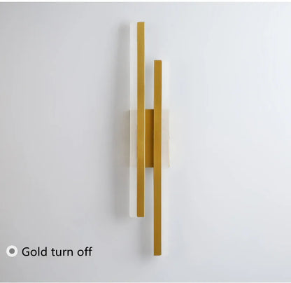 Copper Pipe LED Wall Sconce | Acrylic Shade | Bedroom, Living Room & Corridor