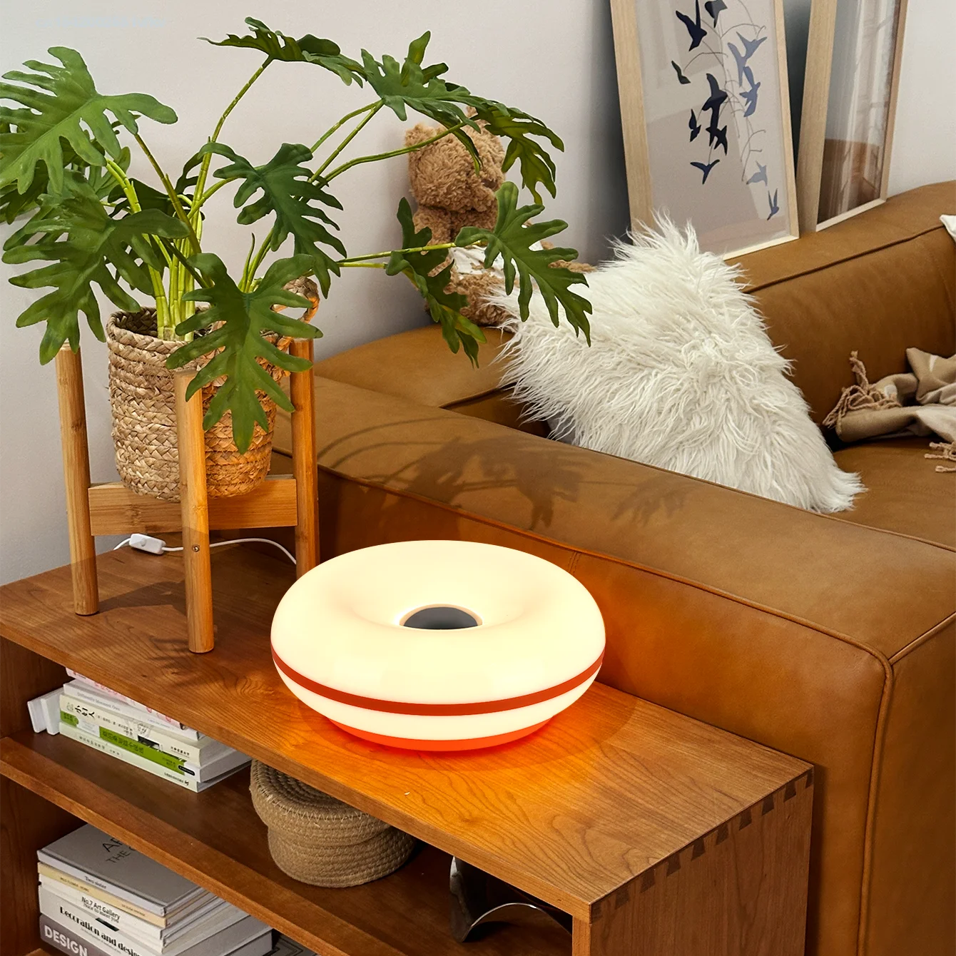 Bauhaus Donut Table Lamp | Touch Dimmer | USB Powered