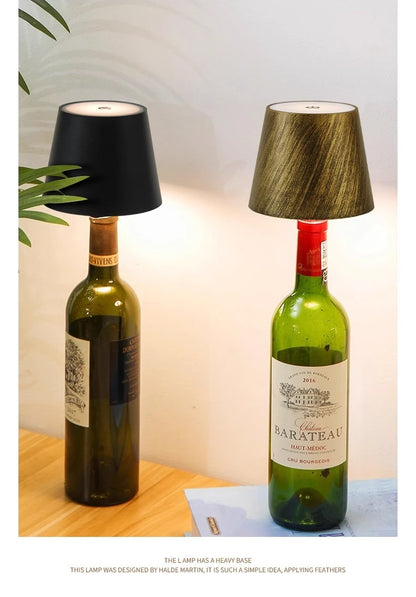 Portable RGB Bottle Lamp | Rechargeable | Bar, Restaurant & Camping