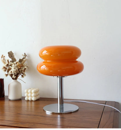 Macaron Glass Table Lamp | 3 Colour Temps | E27 | Bedside