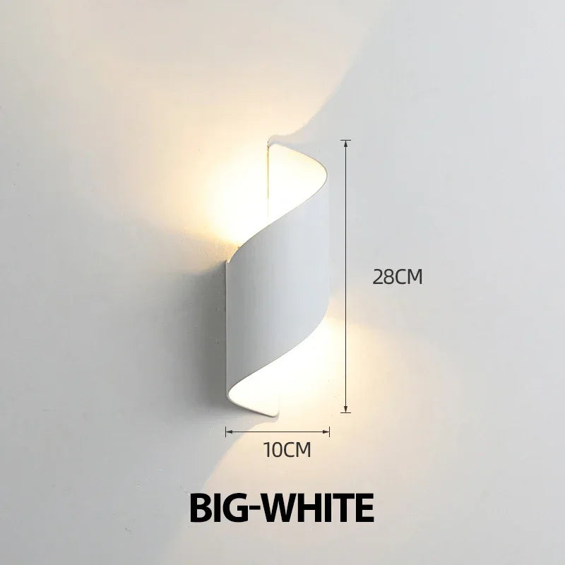 Modern Nordic LED Wall Light | 10W | Waterproof | Indoor & Outdoor