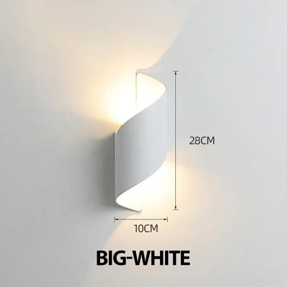 Modern Nordic LED Wall Light | 10W | Waterproof | Indoor & Outdoor