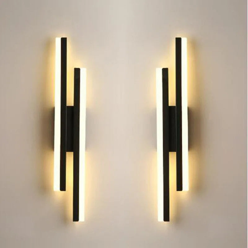 Copper Pipe LED Wall Sconce | Acrylic Shade | Bedroom, Living Room & Corridor