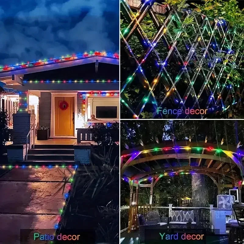 Solar Fairy String Lights | Waterproof | Garden, Christmas & Holiday Decor