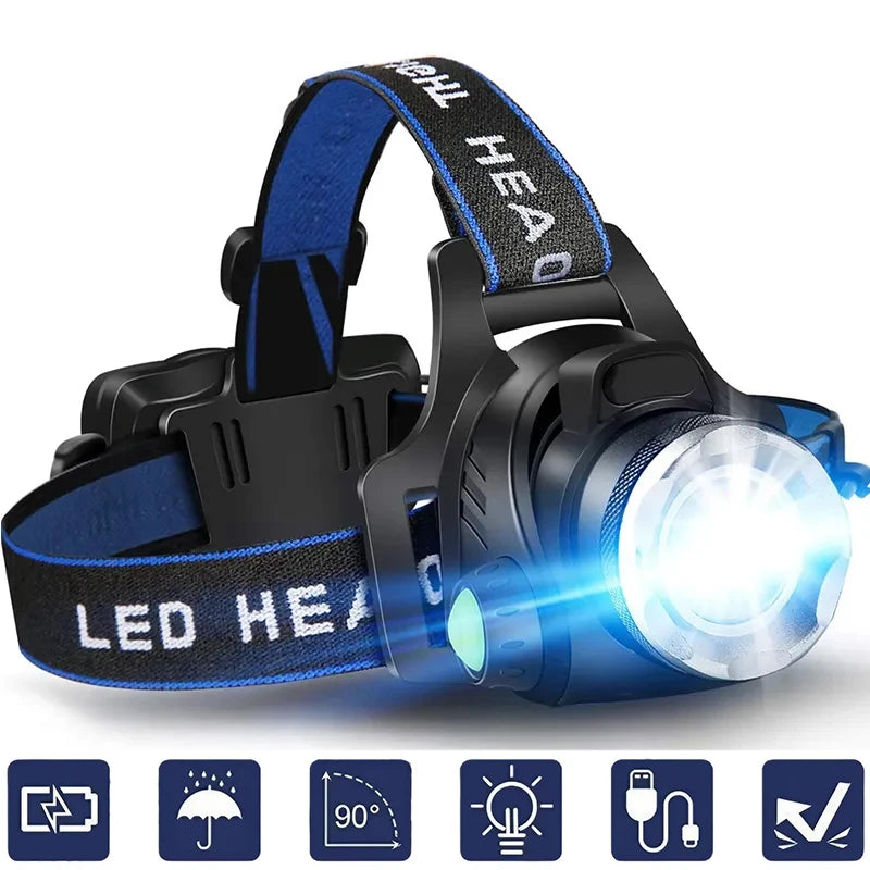 Rechargeable LED Headlamp | High Lumen | Camping & Outdoor