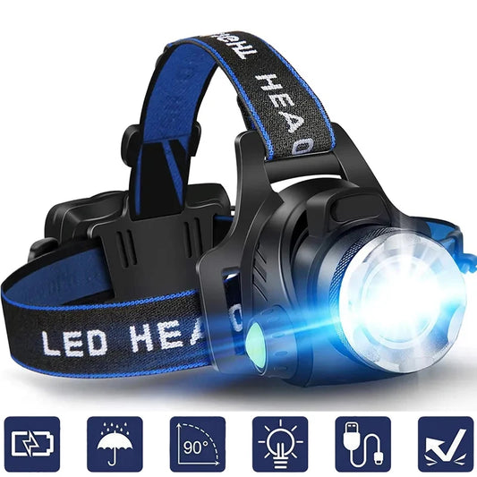 Rechargeable LED Headlamp | High Lumen | Camping & Outdoor