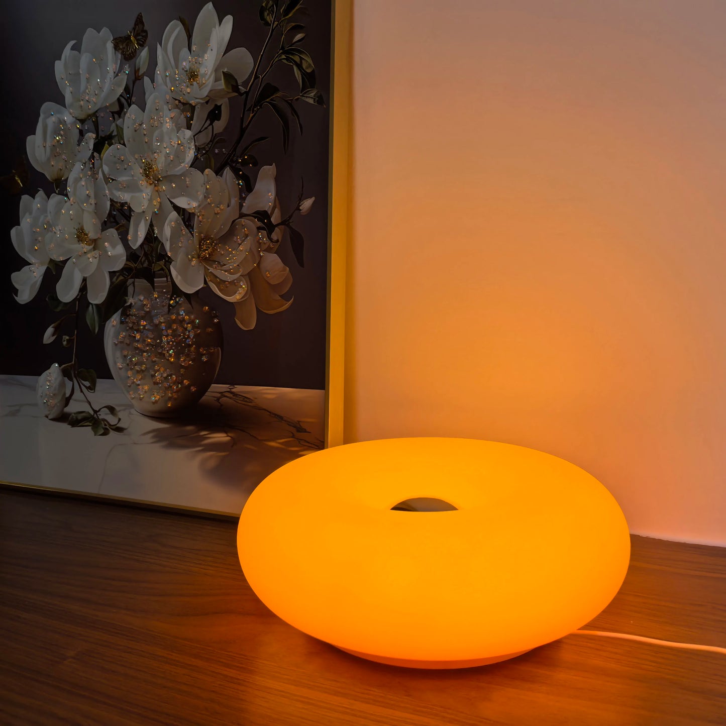 Bauhaus Donut Table Lamp | Touch Dimmer | USB Powered