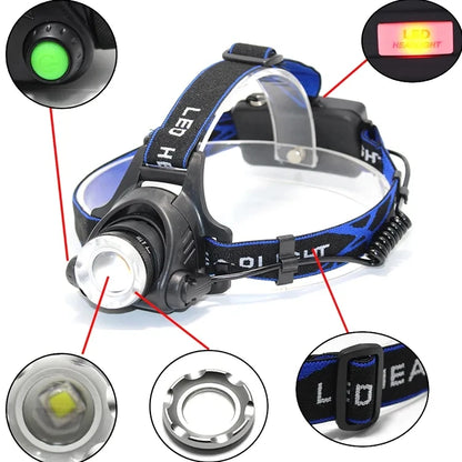 Rechargeable LED Headlamp | High Lumen | Camping & Outdoor