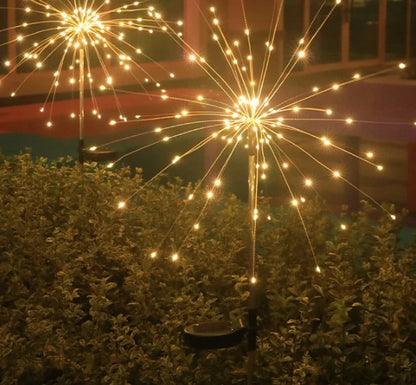 Solar Dandelion Firework Garden Light | IP65 | Warm & Color | 1 or 3 Pack