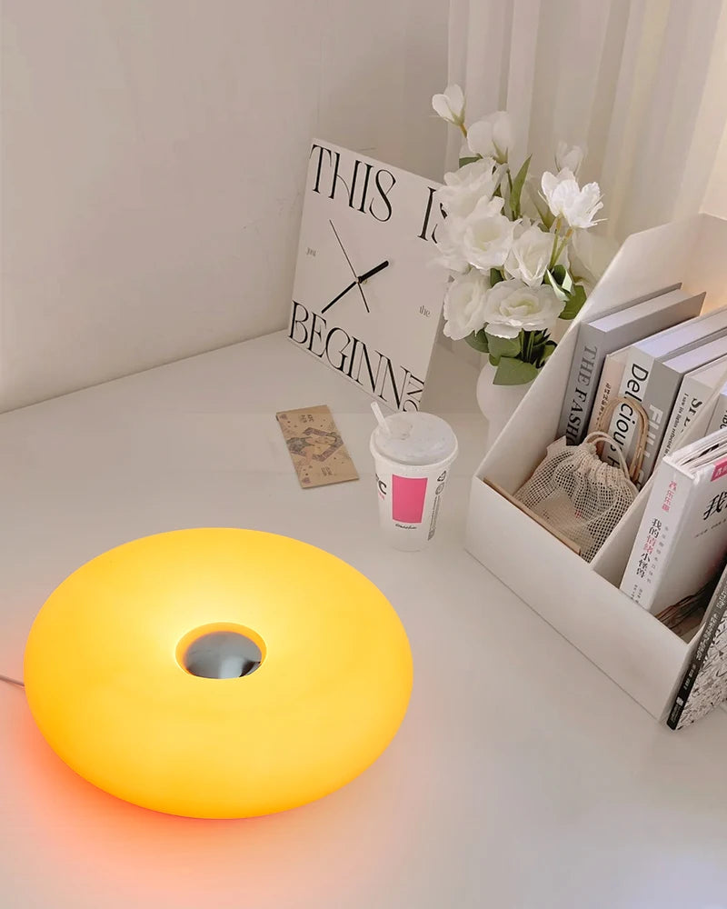 Bauhaus Donut Table Lamp | Touch Dimmer | USB Powered