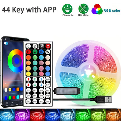 RGB LED Strip Lights with App Control