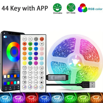 RGB LED Strip Lights with App Control