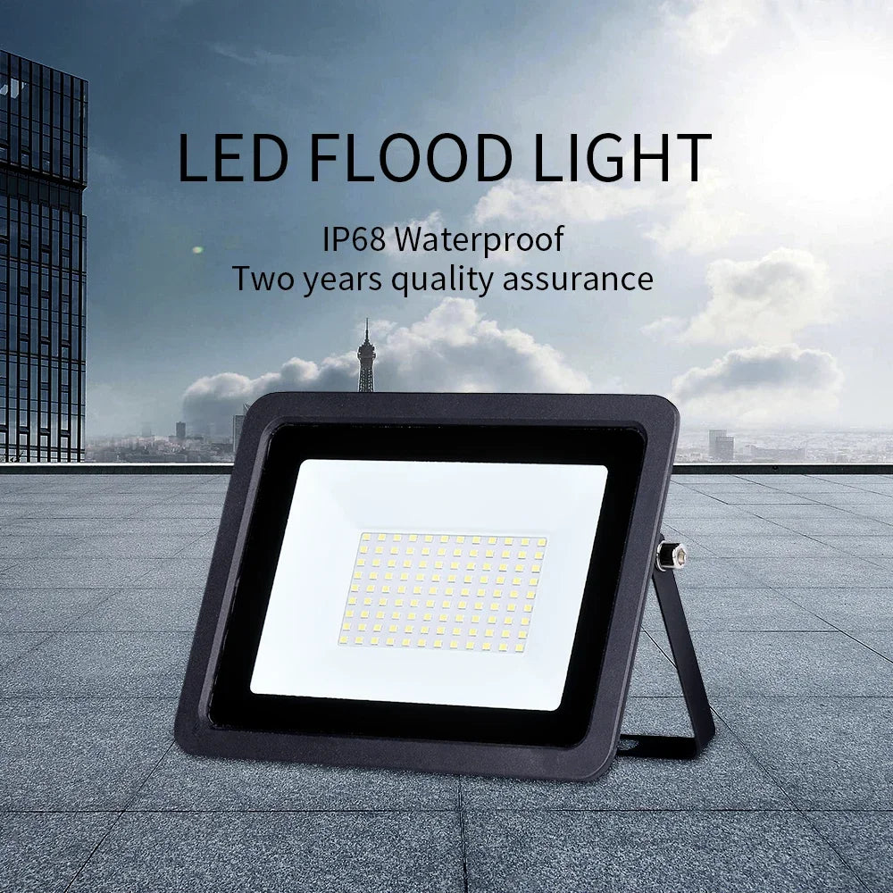 LED Flood Light | 10W–100W | IP68 Waterproof | Outdoor Garden & Street