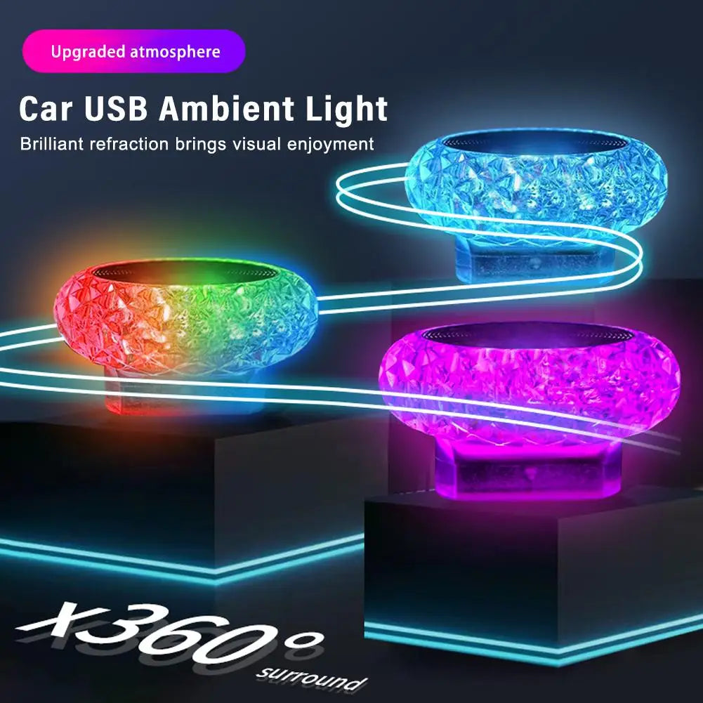 USB LED Ambient Light | Car & Computer | Mini Portable Atmosphere Lamp