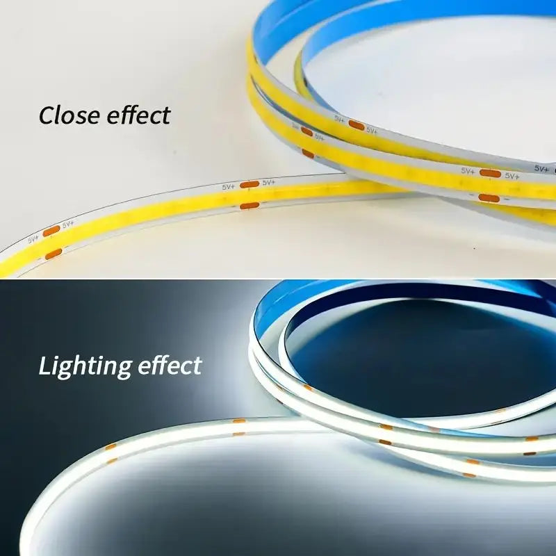 COB LED Strip Light with Touch Dimmer