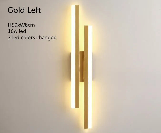Copper Pipe LED Wall Sconce | Acrylic Shade | Bedroom, Living Room & Corridor