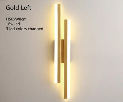 Copper Pipe LED Wall Sconce | Acrylic Shade | Bedroom, Living Room & Corridor