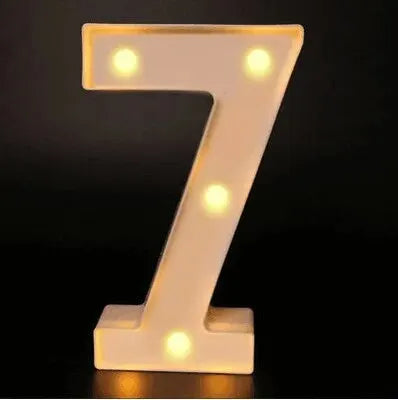 LED Letter & Number Lamp | Night Light | Home, Wedding & Party Decor