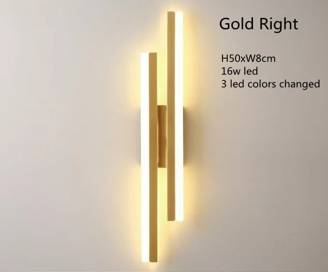 Copper Pipe LED Wall Sconce | Acrylic Shade | Bedroom, Living Room & Corridor