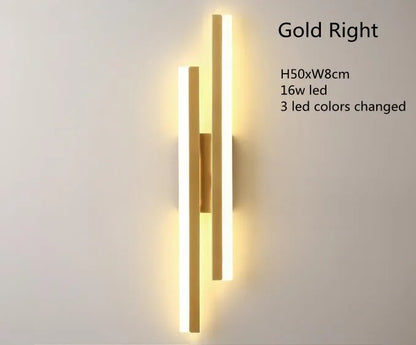 Copper Pipe LED Wall Sconce | Acrylic Shade | Bedroom, Living Room & Corridor