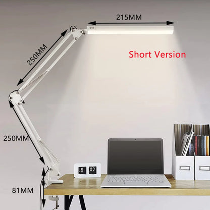 10W LED Desk Lamp with Clamp & Swing Arm