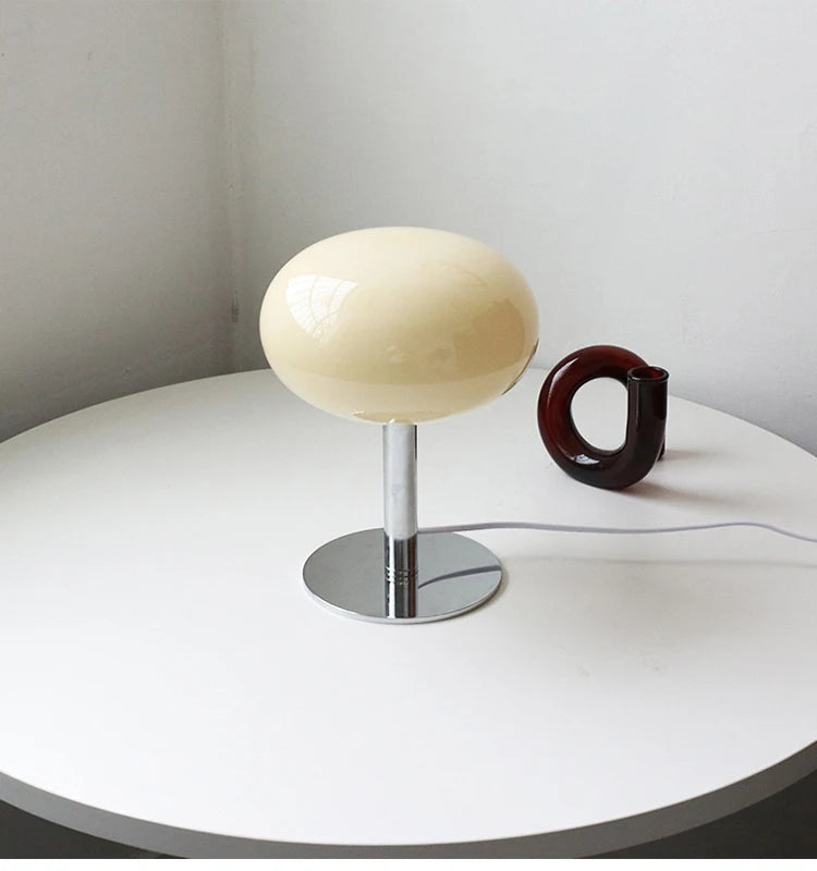 Macaron Glass Table Lamp | 3 Colour Temps | E27 | Bedside