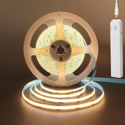 COB LED Strip Light | PIR Motion Sensor | Battery | 1–5m