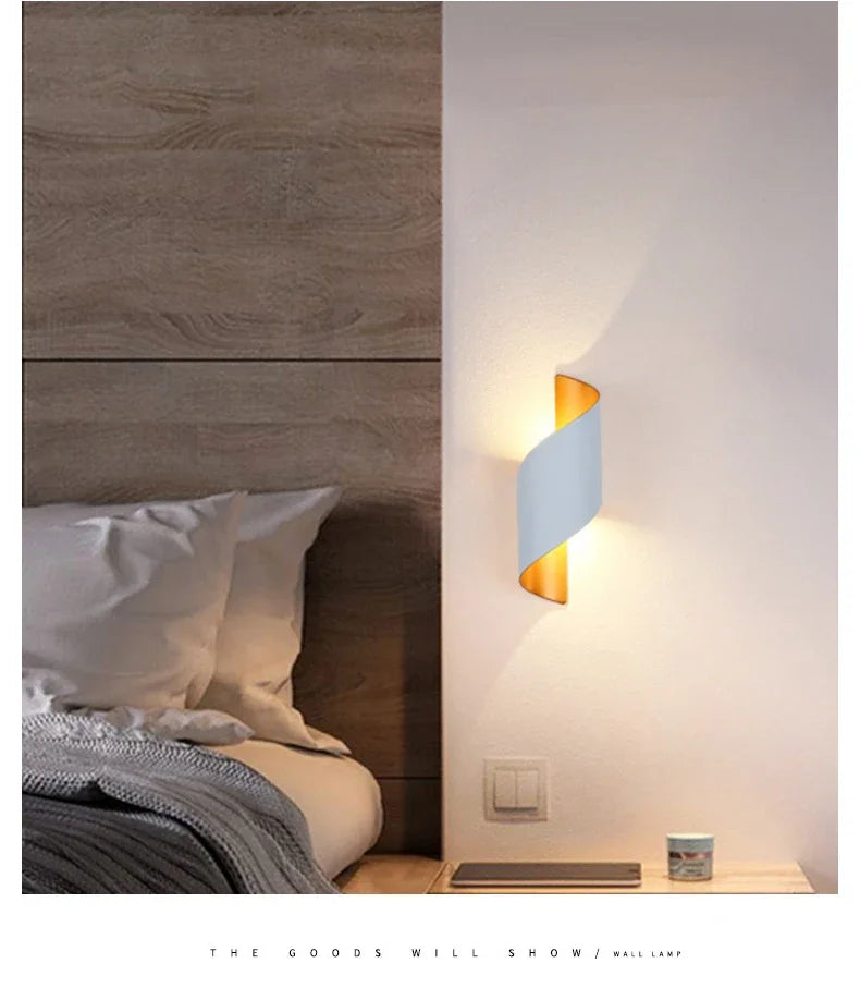 Modern Nordic LED Wall Light | 10W | Waterproof | Indoor & Outdoor
