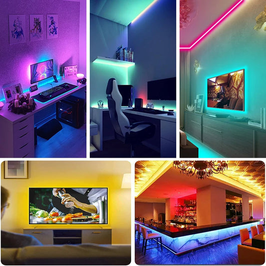 RGB LED Strip Lights with Remote