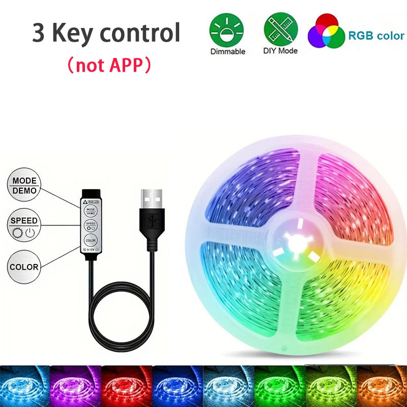 RGB LED Strip Lights with App Control