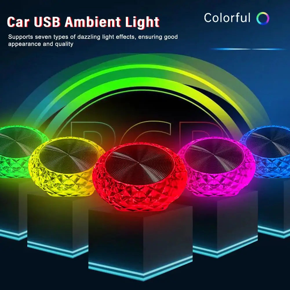 USB LED Ambient Light | Car & Computer | Mini Portable Atmosphere Lamp