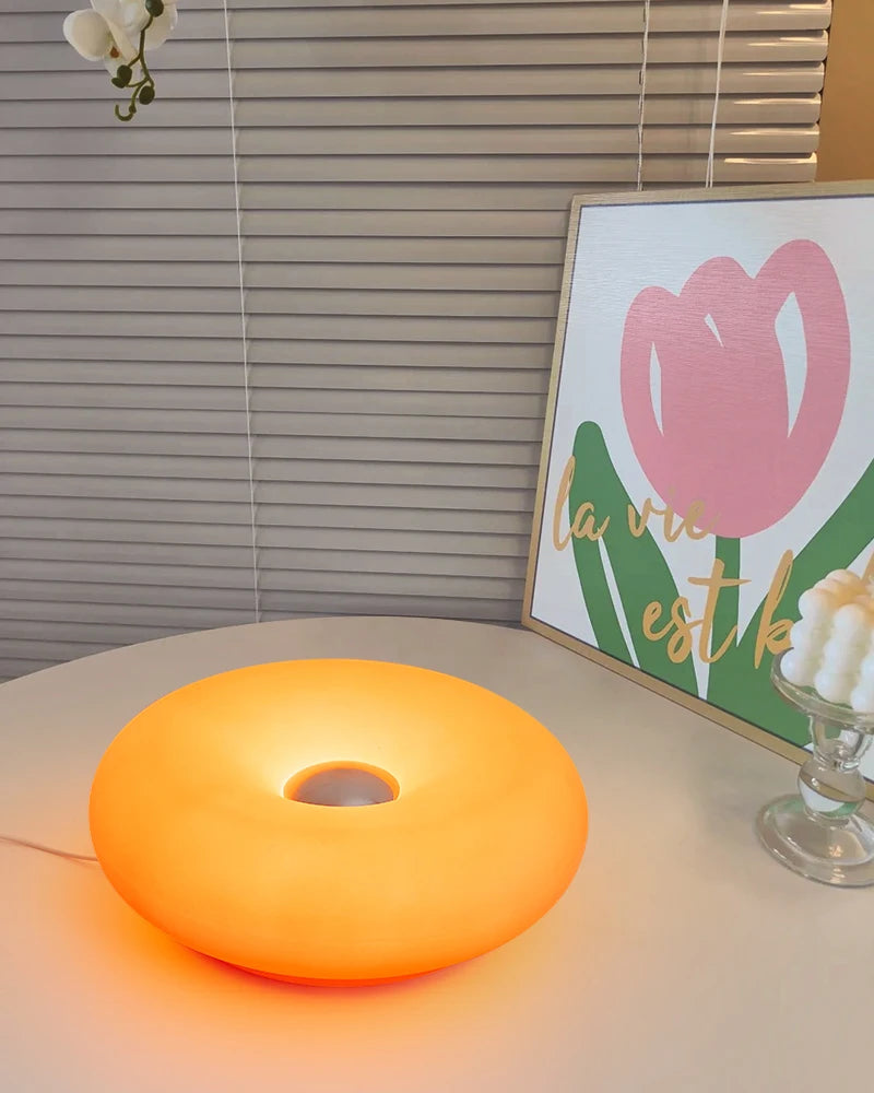Bauhaus Donut Table Lamp | Touch Dimmer | USB Powered