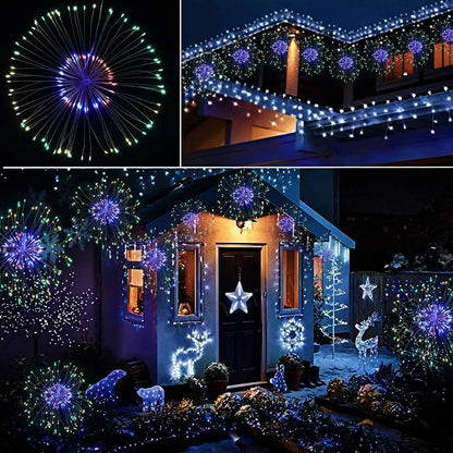 Solar Dandelion Firework Garden Light | IP65 | Warm & Color | 1 or 3 Pack