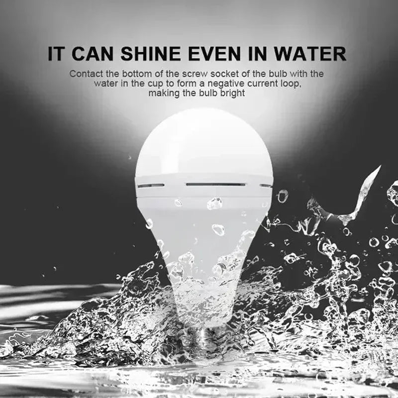 Emergency LED Bulb | Rechargeable | 7W–15W | Camping & Power Failure
