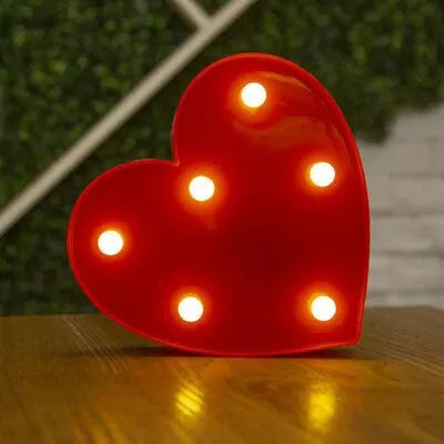 LED Letter & Number Lamp | Night Light | Home, Wedding & Party Decor