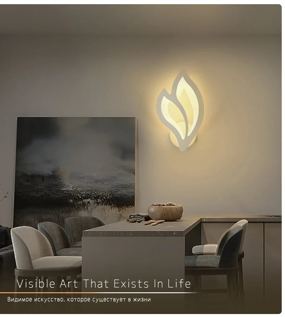 Modern LED Wall Lamp | Luxury Interior | Living Room & Bedroom