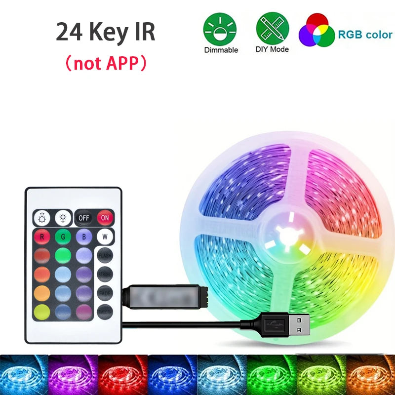 RGB LED Strip Lights with App Control