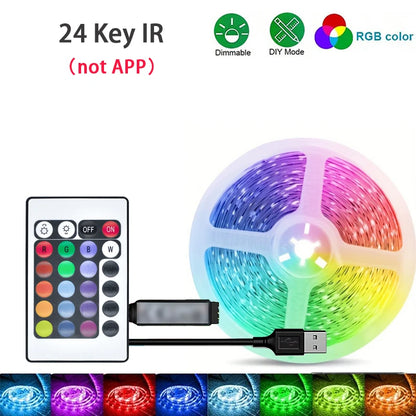 RGB LED Strip Lights with App Control