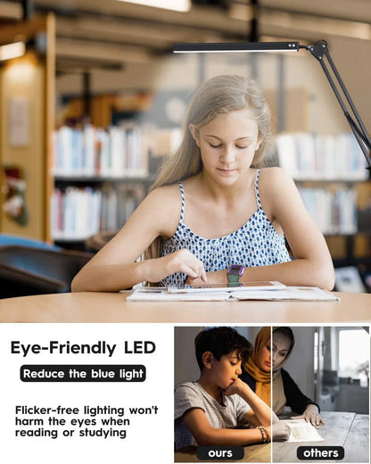 10W LED Desk Lamp with Clamp & Swing Arm