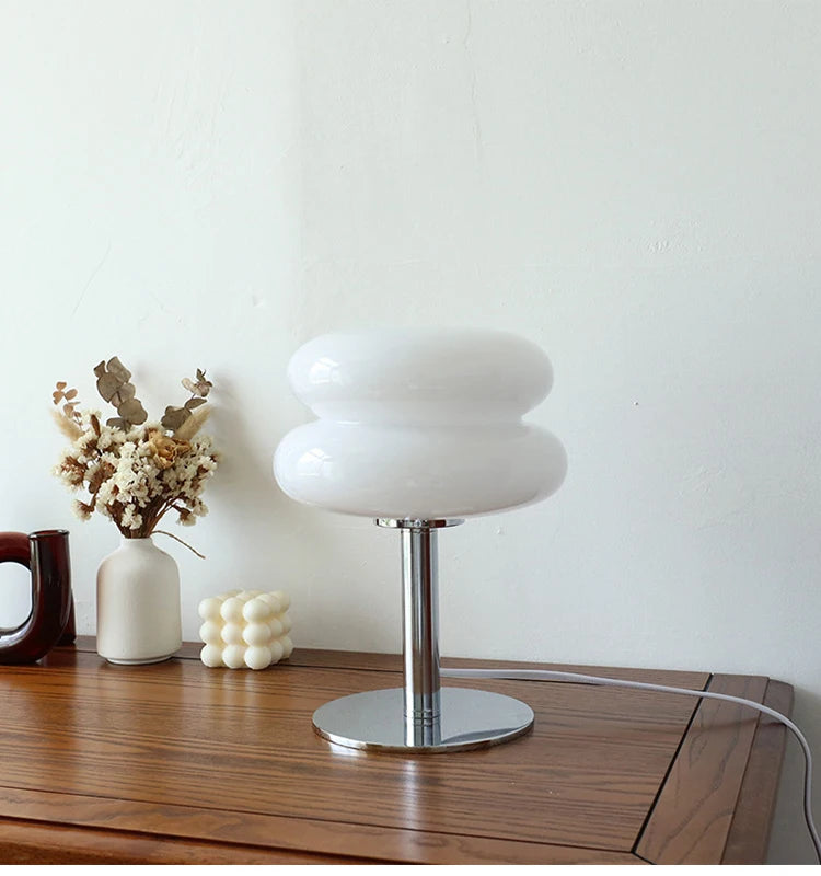 Macaron Glass Table Lamp | 3 Colour Temps | E27 | Bedside