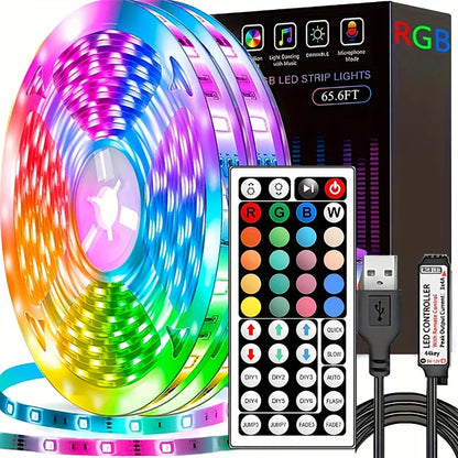 RGB LED Strip Lights with Remote